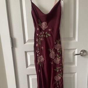 House of CB Embroidered Midi Dress